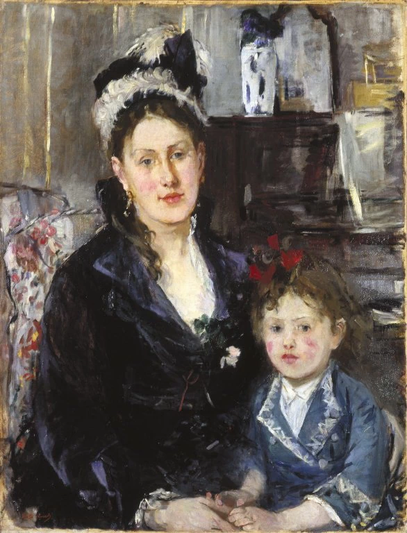 Ritratto di Madame Boursier e sua figlia - Brooklyn Museum